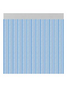 Cortina puerta brescia color azul 90x210cm manacor