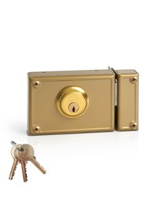 Cerradura de sobreponer solo llave derecha jis 11-12d jis