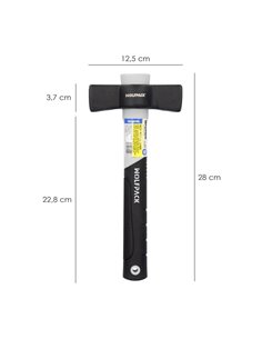 Maceta Mango Fibra Vidrio Mango Fibra Vidrio Con Empuñadura Antideslizante. 1000 Gramos 28 cm. 2