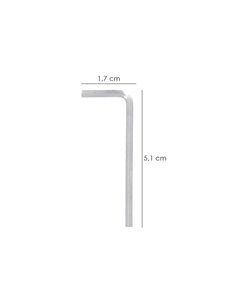 Llave Allen Standar Acero Cromo Vanadio Profesional 2,0 mm. Llave Hexagonal, Llave Allen Taller Mecanica, Llave Allen Bricolaje 2
