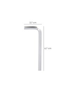 Chave Allen Padrão Profissional Aço Cromo Vanádio 4,0 mm. 2