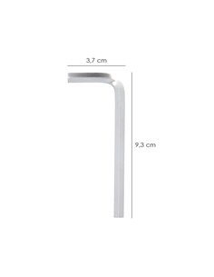 Chave Allen Padrão Profissional Aço Cromo Vanádio 6,0 mm. 2