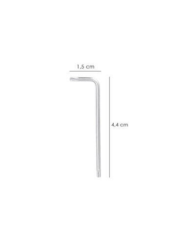 Llave Torx Standar Acero Cromo Vanadio Profesional T06 mm. Llave Estrella, Llave Allen Estrella