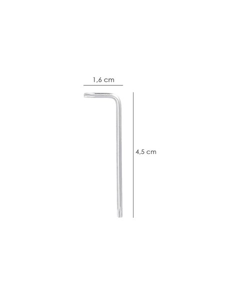 Llave Torx Standar Acero Cromo Vanadio Profesional T07 mm. Llave Estrella, Llave Allen Estrella