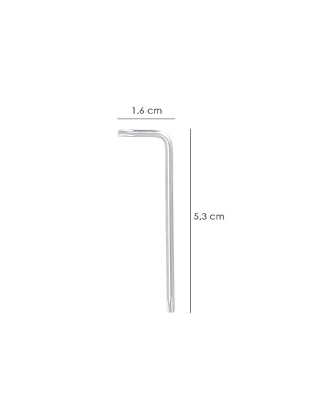 Chave Torx padrão profissional aço cromo vanádio T08