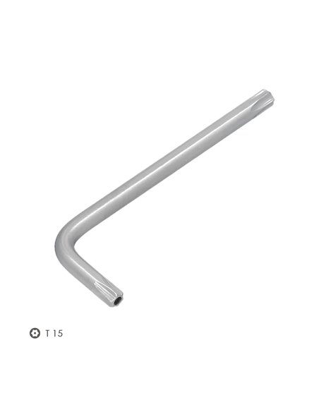 Chave Torx à prova de adulteração padrão profissional aço cromo vanádio T15