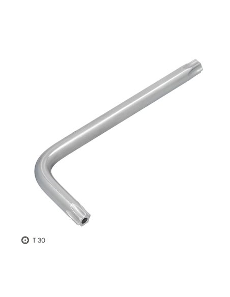 Llave Torx Inviolable Standar Acero Cromo Vanadio Profesional T30 mm. Llave Estrella, Llave Allen Estrella
