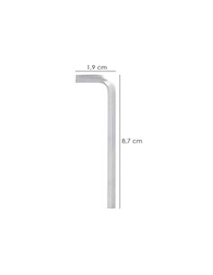 Llave Allen Larga Acero Cromo Vanadio Profesional 2,5 mm. Llave Hexagonal, Llave Allen Taller Mecanica, Llave Allen Bricolaje 2