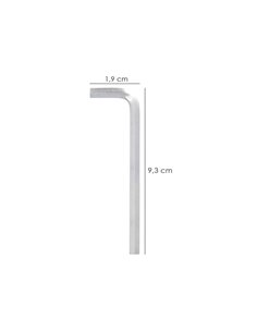 Llave Allen Larga Acero Cromo Vanadio Profesional 3,0 mm. Llave Hexagonal, Llave Allen Taller Mecanica, Llave Allen Bricolaje 2