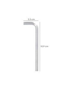 Llave Allen Larga Acero Cromo Vanadio Profesional 4,5 mm. Llave Hexagonal, Llave Allen Taller Mecanica, Llave Allen Bricolaje 2