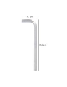 Llave Allen Larga Acero Cromo Vanadio Profesional 7,0 mm. Llave Hexagonal, Llave Allen Taller Mecanica, Llave Allen Bricolaje 2