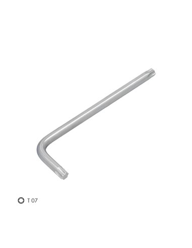 Llave Torx Larga Acero Cromo Vanadio Profesional T07 mm. Llave Estrella, Llave Allen Estrella