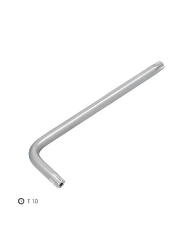 Llave Torx Inviolable Larga Acero Cromo Vanadio Profesional T10 mm. Llave Estrella, Llave Allen Estrella