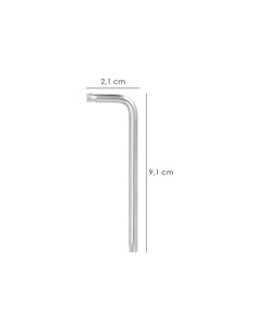 Llave Torx Inviolable Larga Acero Cromo Vanadio Profesional T15 mm. Llave Estrella, Llave Allen Estrella 2