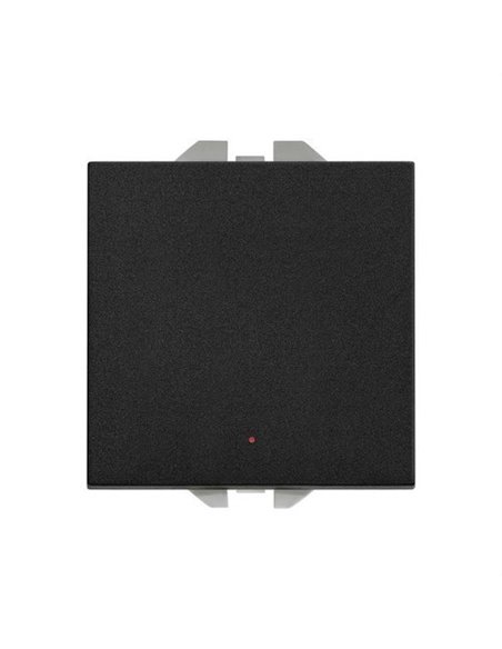 Interruptor bipolar piloto SIMON 270-EMPOTRAR 16 AX negro mate