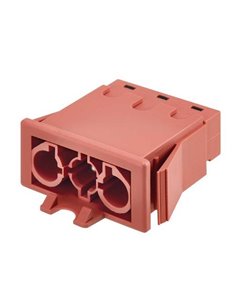 Conector rápido embutido M 3P vermelho