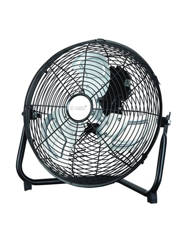 Ventilador de chão metálico 40cm 70W Preto