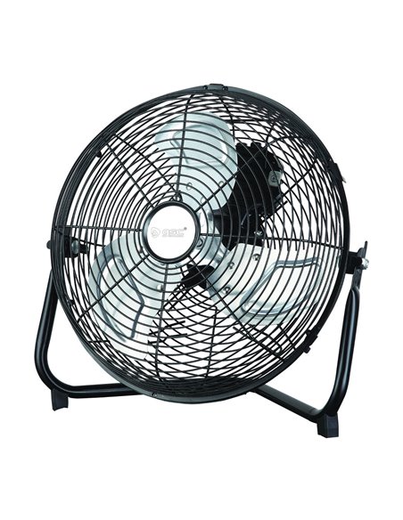 Ventilador de chão metálico 40cm 70W Preto