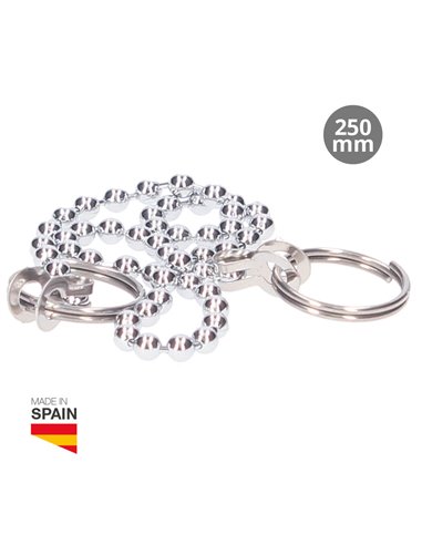 Corrente de boné com dois anéis de 250 mm