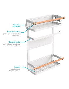 Organizador de objetos com ímã para eletrodomésticos 2