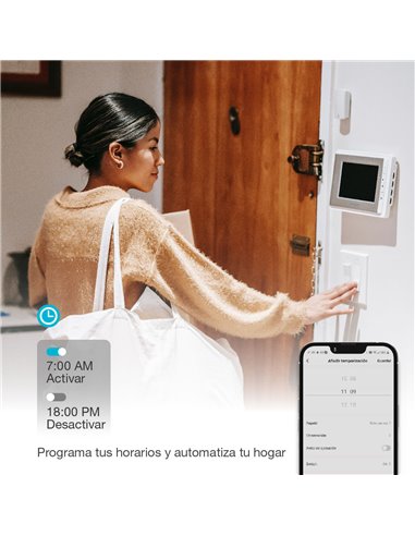Detector superficie PIR con sensor de movimiento vía wifi