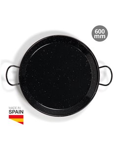 Paellera acero esmaltado Ø600mm 16-20 raciones