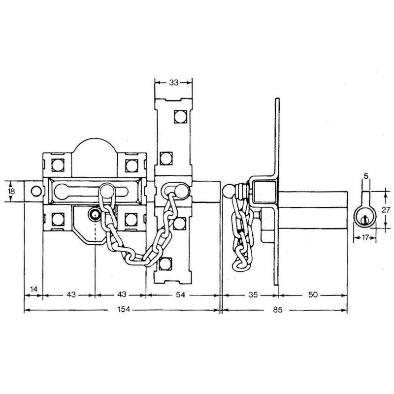Parafuso Fac 307-r/ 80-n/ Direita