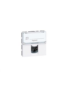 MOSAIC II RJ45 C6A STP 2M BLAN