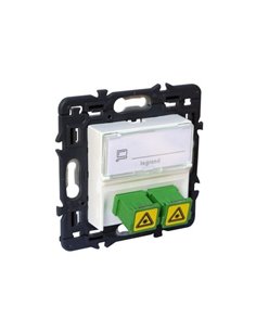 BASE FIBRA OPTICA DUPLEX SC/APC