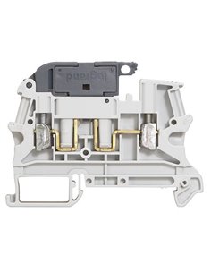 Bloco terminal VIKING3 4mm² com fusível cinza 5x20