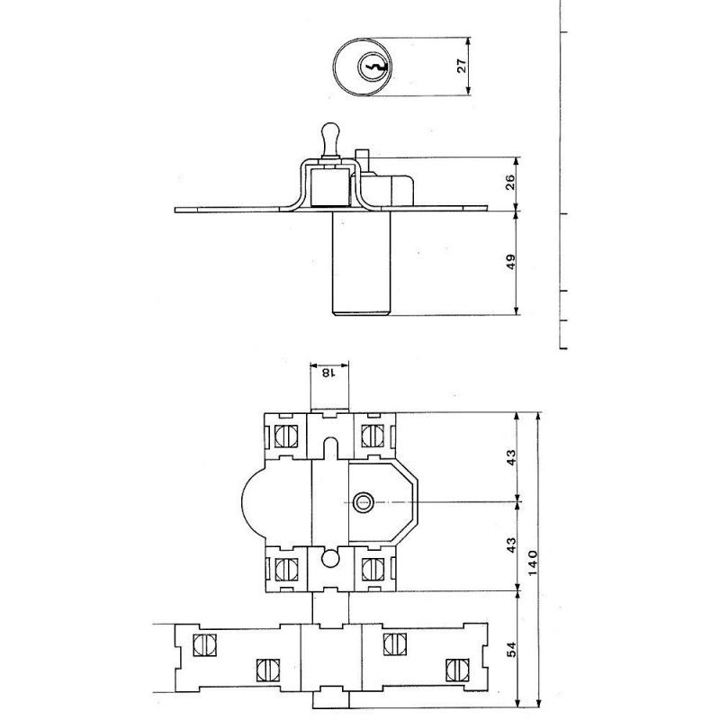 Cerrojo Fac 201-r/ 80-p