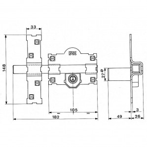Cerrojo Fac 101-l/105-p      Bombillo 70 2