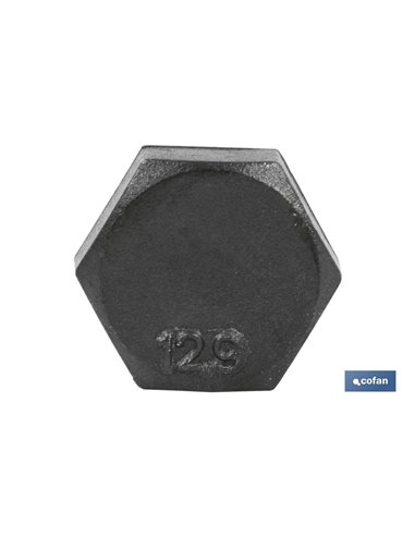 Tornillo hexagonal 12.9 negro (DIN 933) M24x80