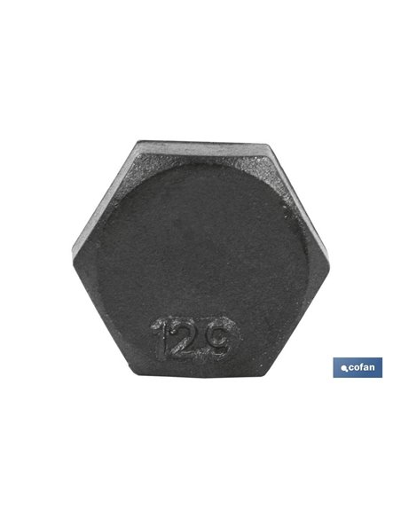 Tornillo hexagonal 12.9 negro (DIN 933) M24x80