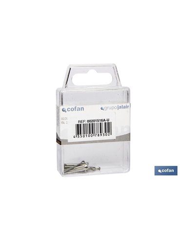 Pasadores y clips DIN 94 M15x36 blíster de 20 uds.