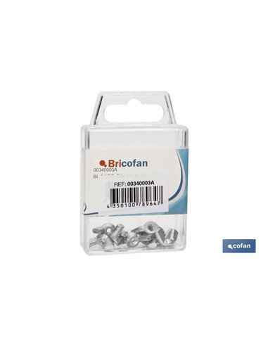 Tuercas de mariposa DIN 315 M5 zinc blíster de 6 uds.