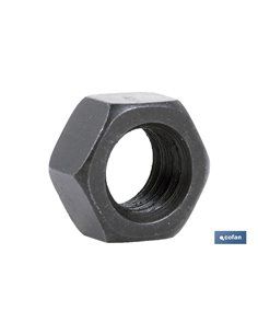 Porcas Whitworth C.6 esquerda pretas DIN 934 Whitworth 1 1/2" blister de 1 un.
