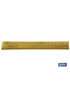 Haste roscada de latão M-4 DIN 975