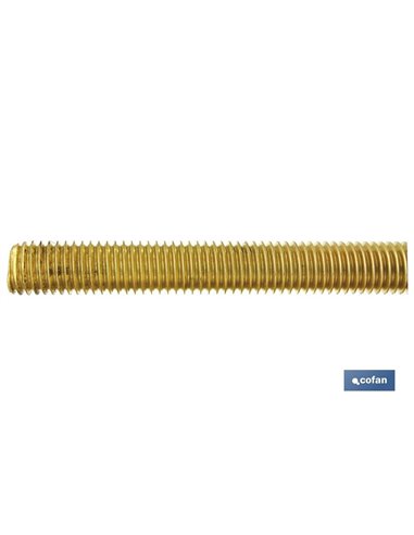 Varilla Roscada Latón M-14 DIN 975