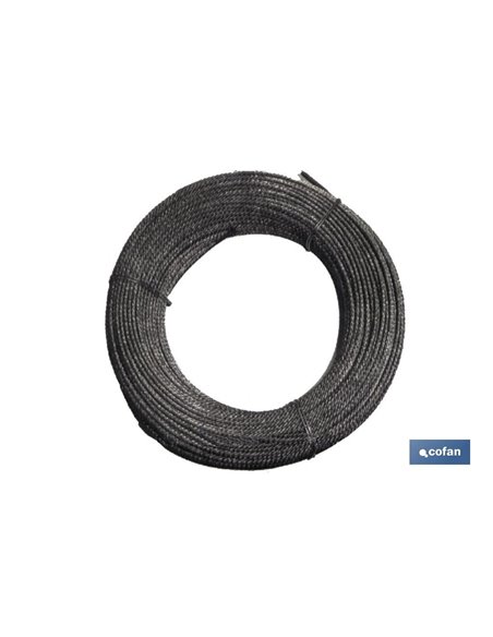 Rollo Cable Galvanizado 25M 12mm D-1770 6x19+1