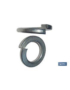 Blister 33u. Arruelas de cultivo DIN 127 M6 Zinco