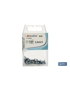 Tornillo Roscachapa Cilíndrica DIN7981, M-42x25 Zinc, blíster 12 uds. 2