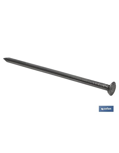 Punta/Clavo Hierro Cabeza Plana 4,4x100mm