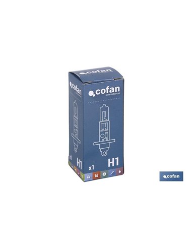 Lámpara halógena cofan h1 (p14,5s) 12v 55w