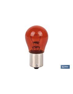 Lámpara cofan py21w 12v (ba15s) ambar