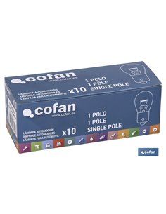 lâmpada cofan py21w 12v (ba15s) âmbar 2