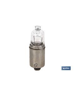 Lámpara halógena cofan mini h-6w 12v