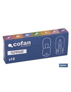 Lámpara halógena cofan mini h-6w 12v 2