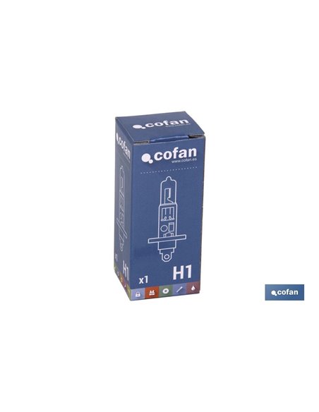 Lámpara halógena cofan h1 (p14,5s) 24v 70w