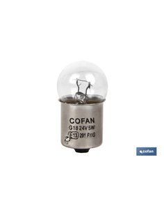 Lámpara cofan piloto r5w (ba15s) 24v